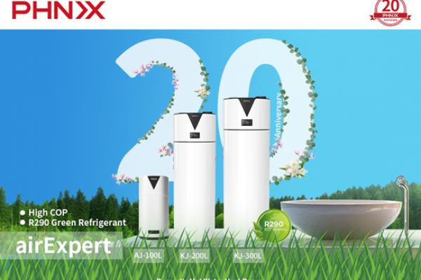 PHNIX R290 All-in-one Heat Pump Water Heater airExpert Attains ErP Certification