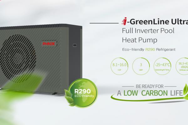 PHNIX Launches New R290 i-GreenLine Ultra Swimming Pool Heat Pump To The Market