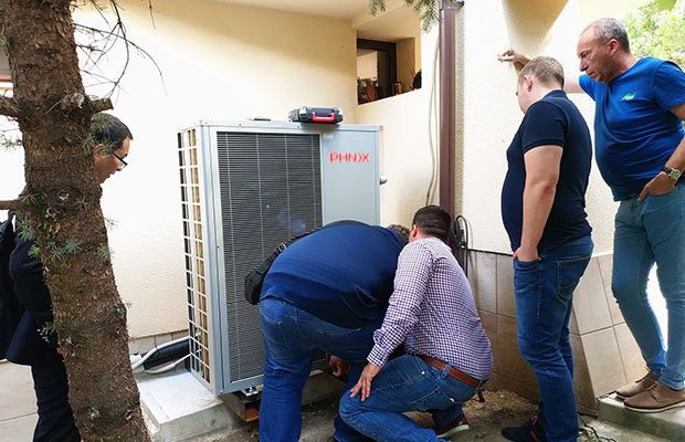 PHNIX Inverter EVI House Heating Heat Pump Is Highly Valued in European And American Markets