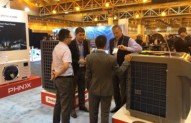 PHNIX with Full-Inverter Pool Heat Pumps Makes a Stunning Appearance at Pool Spa Patio Expo 2019