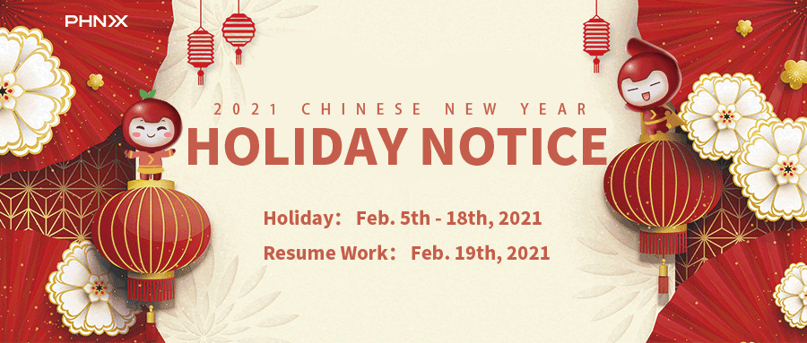 Chinese New Year Holiday Notice