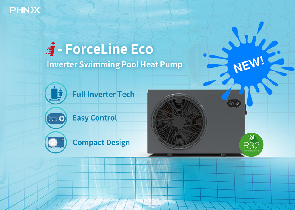 PHNIX Brings To The Market An Economical Inverter Swimming Pool Heat Pump