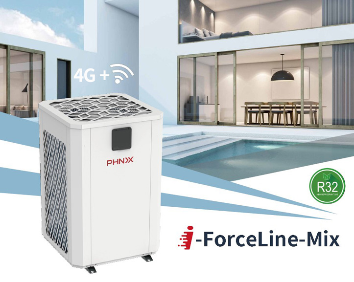 PHNIX Launches A New Vertical Swimming Pool Heat Pump Operating With Full Inverter Technology