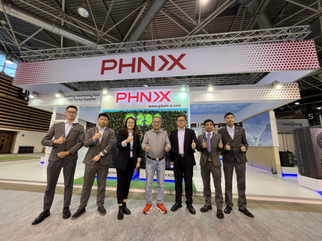 Breakthrough on R290 Swimming Pool Pump Technology Sees PHNIX Succeed in 2022 PISCINE GLOBAL Expo
