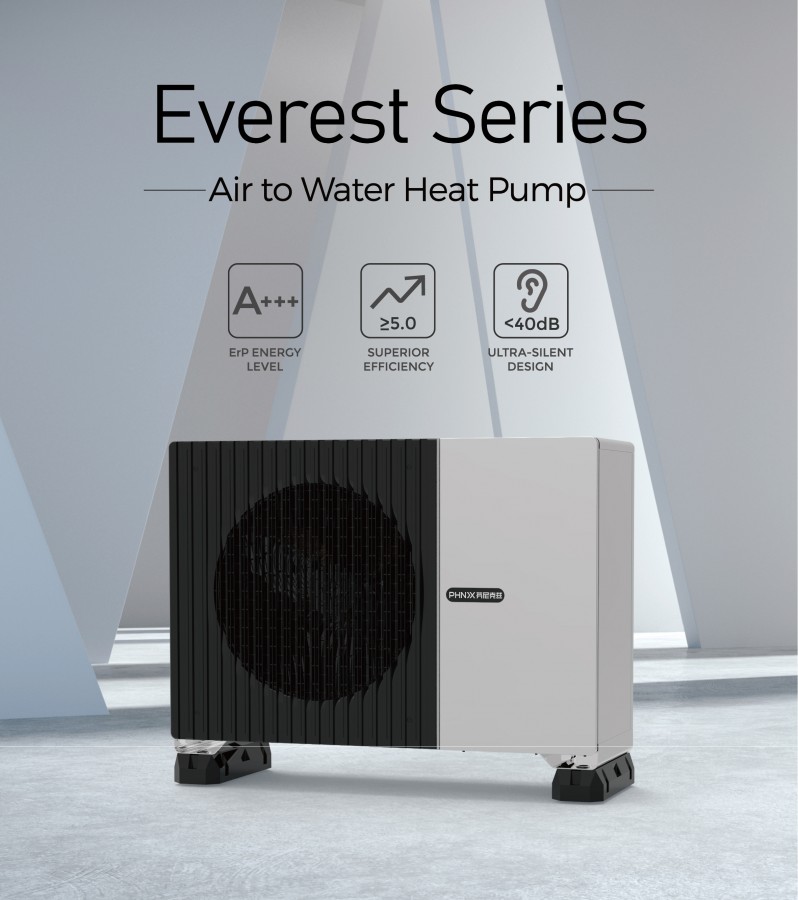 PHNIX's R290 Everest Series Air to Water Heat Pump: Leading the Green Way