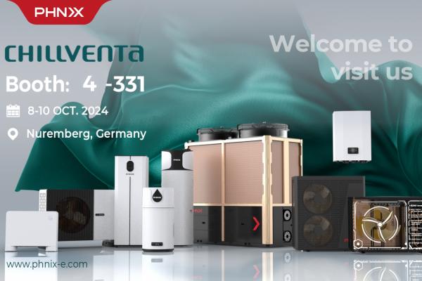 PHNIX Presents Advanced Heat Pump Technology at Chillventa 2024, Highlighting Innovation and Green Technology